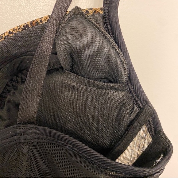 H&M leopard print and black Y2K Witchy corset Bustier women’s size 36 C(31) - Picture 7 of 11